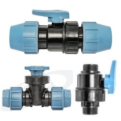 Unidelta ball valves and valves