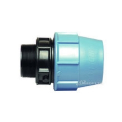 Coupling Unidelta PE-St with external thread